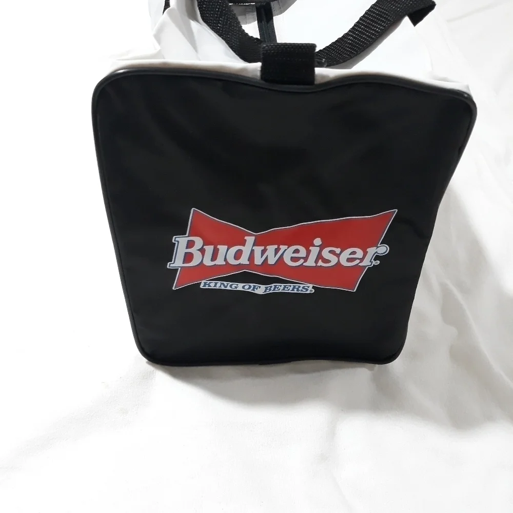 Vintage Baltimore Orioles Early 90's Zipped Duffle Bag Budweiser white Black